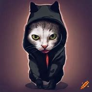 Image result for Cat Smoking Cigarette PFP with Hoodie