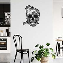 Image result for Metal Skull Wall Art