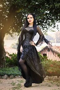 Image result for Women in Gothic Clothes