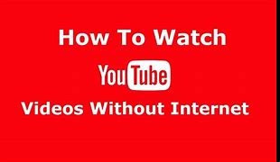 Image result for YouTube Videos without Internet