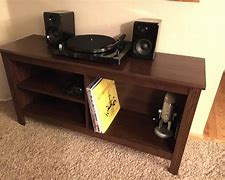 Image result for Table for Turntable and Speakers