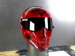 Image result for Custom Skull Motorcycle Helmets