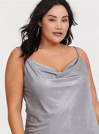 Image result for Plus Size Silver Top