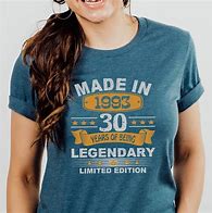 Image result for 30 T-Shirt Birthday 1993