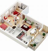 Image result for 3-Bedroom Residential House Plan