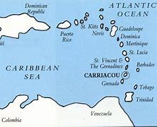 Image result for Caribbean Windward Islands Map