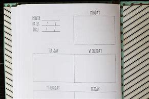 Image result for DIY Weekly Planner Templates