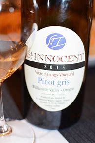 Image result for saint Innocent Pinot Gris Vitae Springs