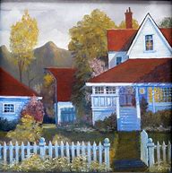 Image result for Davis Gray Farm House Painting