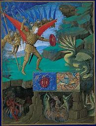 Image result for Saint Michael Slaying the Dragon