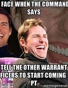 Image result for Warrant Offier Memes