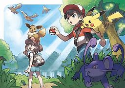 Image result for Pokemon Let's Go Eevee Wallpaper
