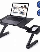 Image result for Adjustable Laptop Table for Bed with Fan