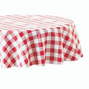 Image result for Red White Tablecloth Checkered Yellow Dish Served