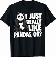 Image result for Panda T-Shirt
