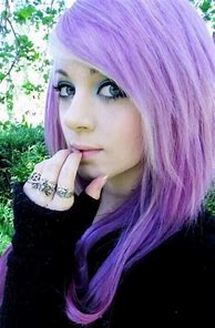 Image result for Emo Hairstyles for Curly Hair Girls