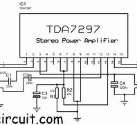 Image result for TDA7297 Circuit Diagram