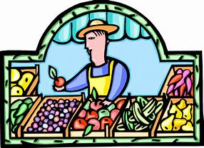 Image result for Food Market Cartoon