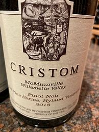 Bildresultat för Cristom Pinot Noir Crawl Pack Hyland