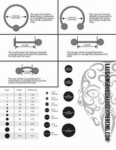 Piercing Size Chart Laughing Buddha Body Piercing