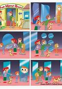 Image result for Funhouse Mirror Cartoon