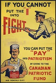 Image result for Canadian Propaganda World War 1