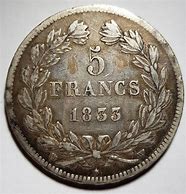 Image result for 5 Francs 1833