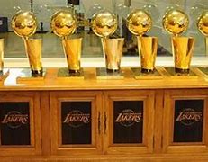 Image result for Every La Lakers NBA Championship Tropies