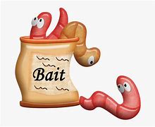 Image result for Worm On Fishing Hook Clip Art