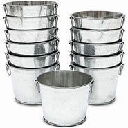 Image result for Small Metal Buckets with Handle