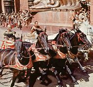 Image result for Car Behind the Chariot Race in Ben Hur