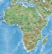 Image result for Africa Terrain Map