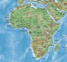Image result for Geographic Map of Africa