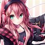 Image result for Girl with Headphones Art