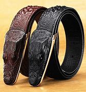 Image result for Crocodile Leather Belts for Men