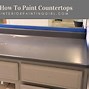 Image result for Painting Countertops with a Light Vein