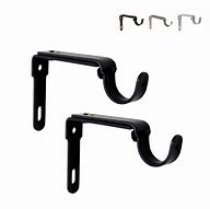 Image result for Curtain Rod Brackets 1
