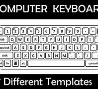 Image result for Printable Computer Keyboard Template PDF