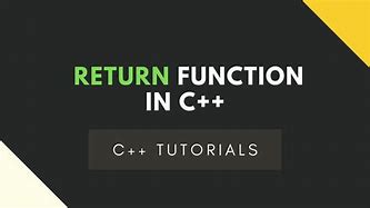 Image result for Return Function C++