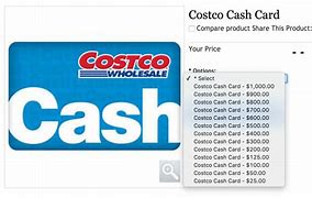 Image result for Costco Cash Card