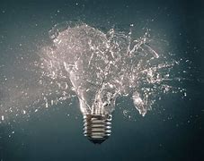 Image result for Exploding Light Bulb Drawing Realistic