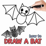 Image result for Simple Bat Doodle