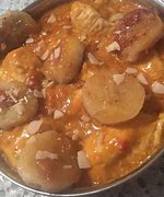 Image result for Kashmiri Curry with Banana and Almonds