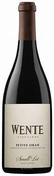 Image result for Wente Petite Sirah Small Lot