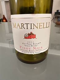 Image result for Martinelli Pinot Noir Grace Nicole Zio Tony Ranch