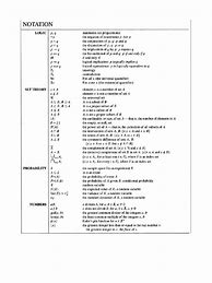 Image result for Discrete Math Cheat Sheet