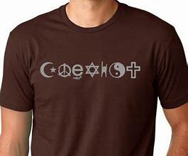 Image result for Coexist T-Shirt