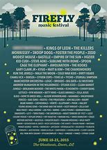 Image result for Firefly 2018 LineUp