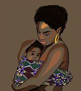 Image result for African American Mother and Child Clip Art