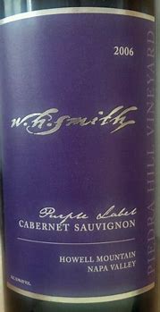 Image result for W H Smith Cabernet Sauvignon Purple Label